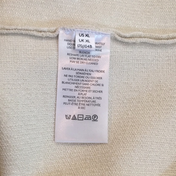 By Anthropologie One-Shoulder Sweater Top Size XL - Picture 4 of 6